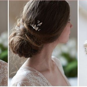 Wedding crystal hair pin